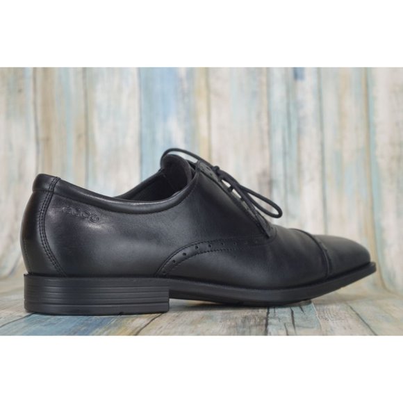 ECCO Melbourne Cap Toe Oxfords Men\'s Size 44 US 10 / 10.5 Black Leather Shoes main image 11